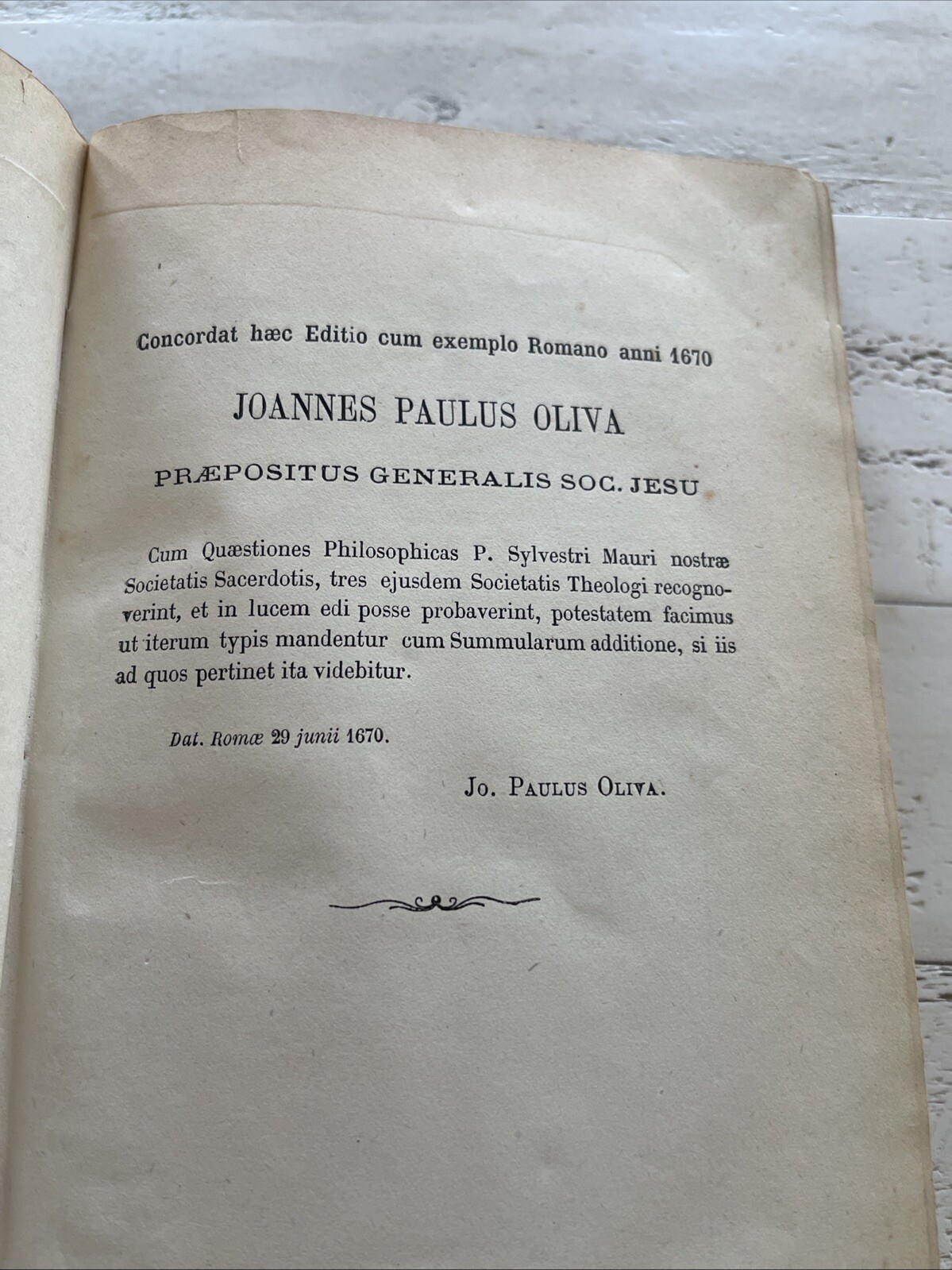 Quaestiones Philosophicae Vol. 1 by Sylvestro Mauro, 1875 Catholic Work