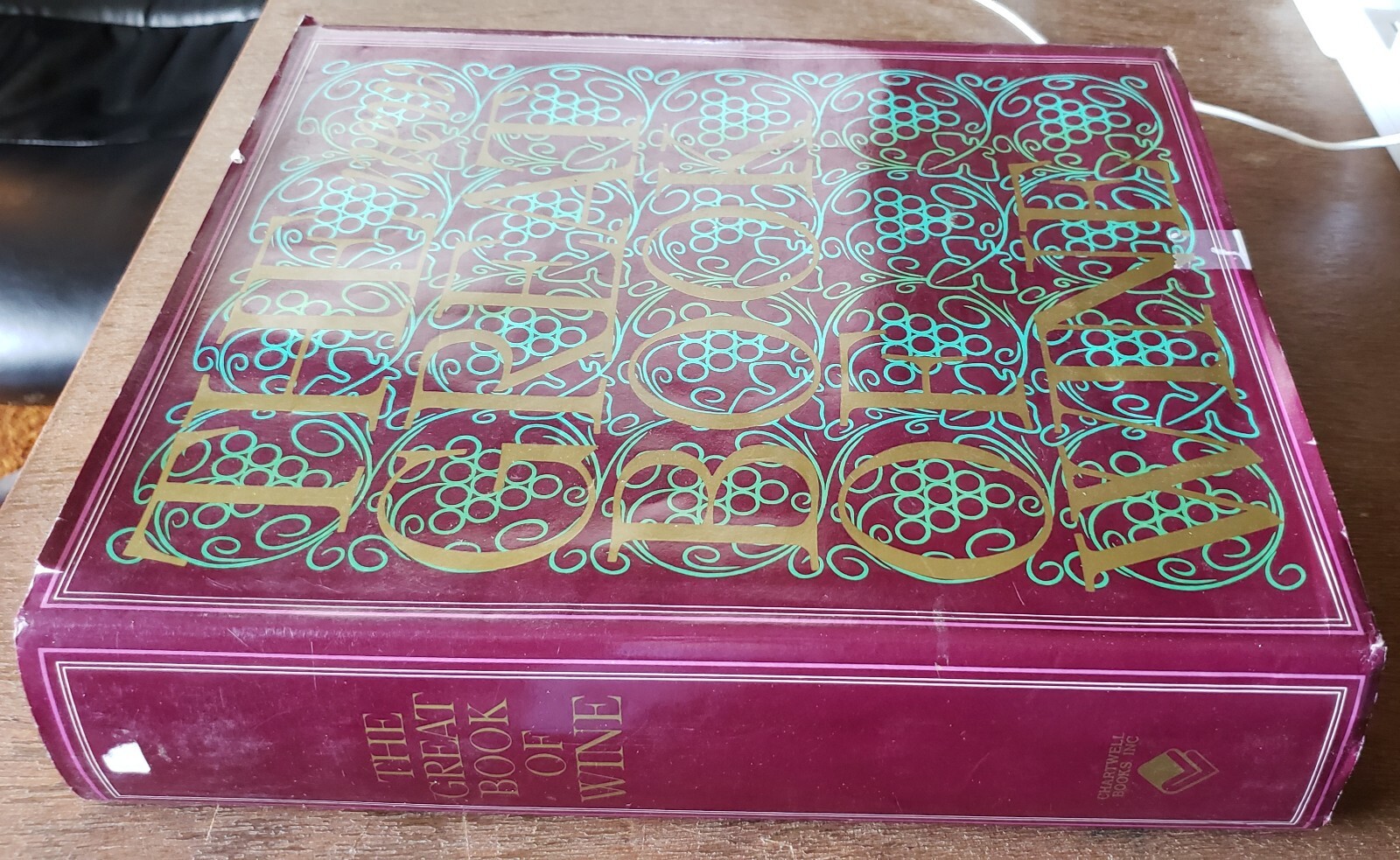 The Great Book of Wine 522 Pages 240 Illustrations 1982 7500 Wines Learn History
