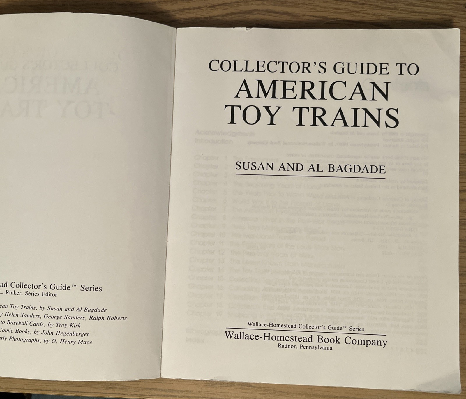 American Toy Trains – Collector’s Guide to Susan & Al Bagdade 234 pages