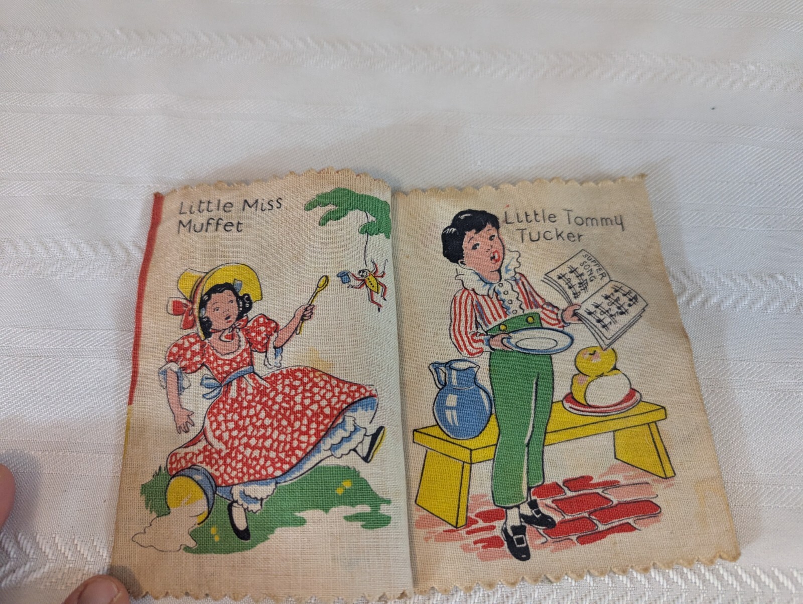 Baby’s Rhyme Book Rag Book Dean’s Rag Book Co. London 5″L