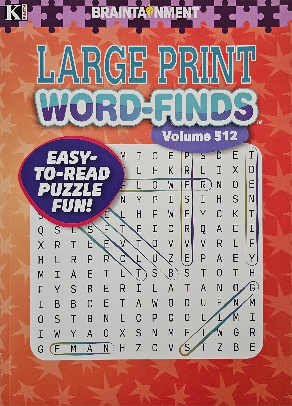 20 Large Print Word-Finds Puzzle Books Kappa Games Vol #491-516 ~ Search,Hunt