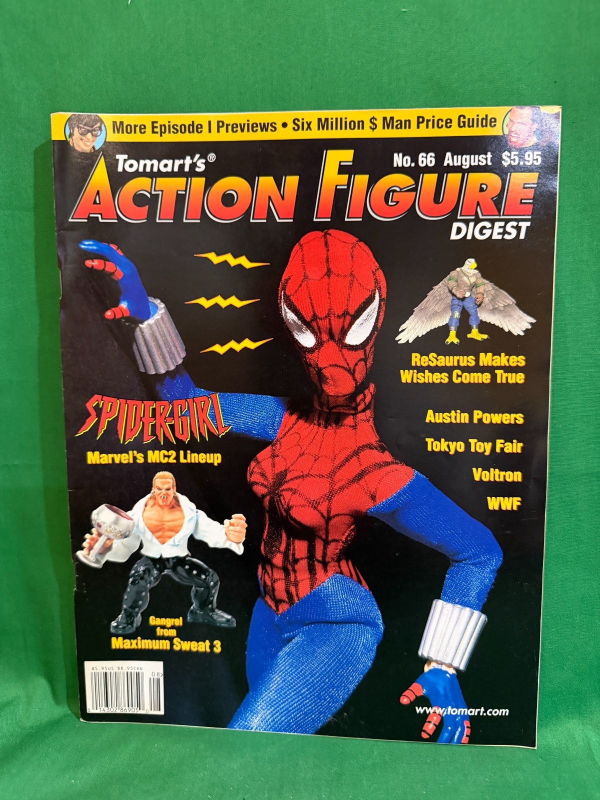 Tomart’s Action Figure Digest N0.66 Spider-Girl, Marvel’s Lineup, WWF BX103