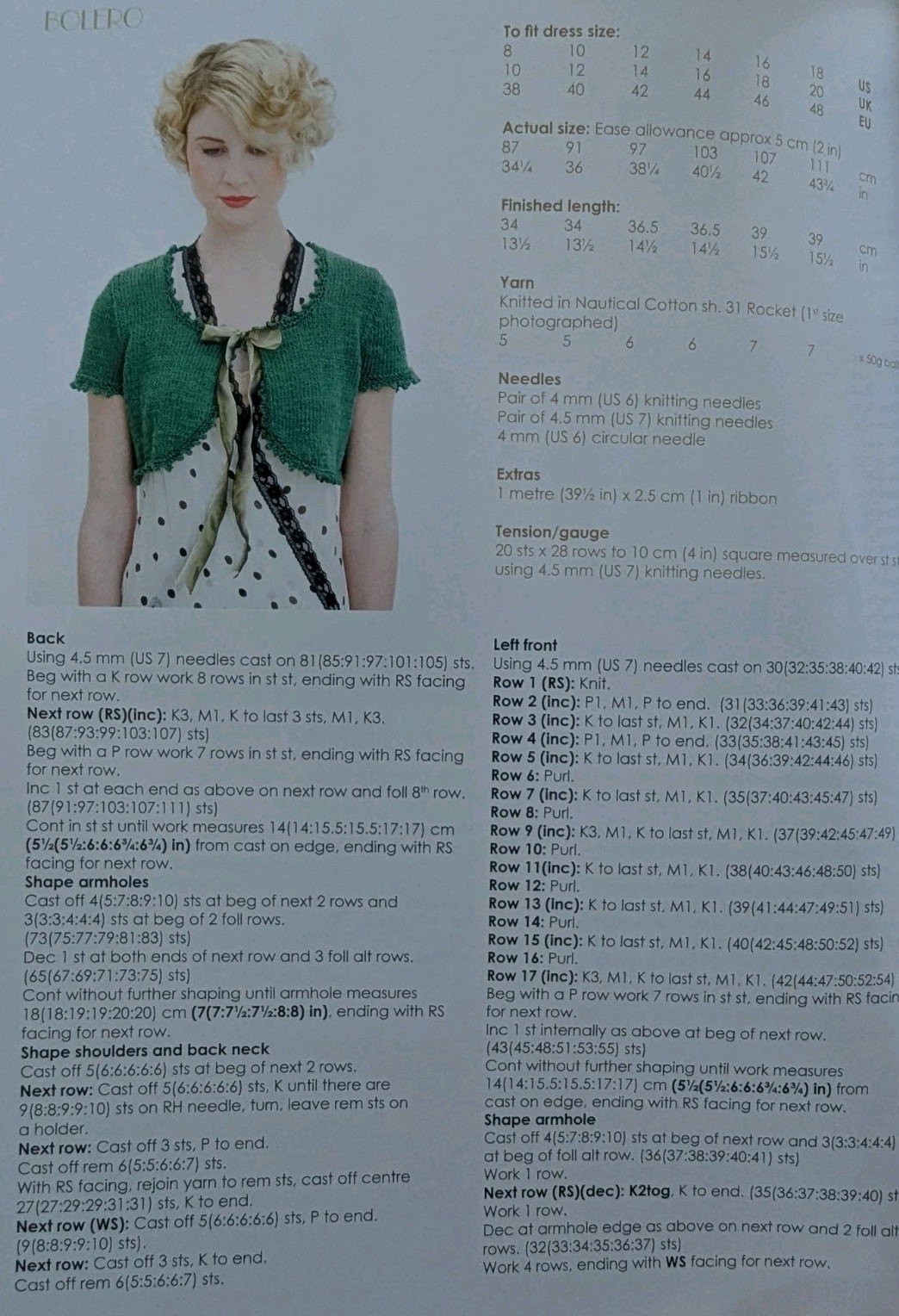 Louisa Harding Twenty Projects Hand Knitting Art Deco Inspired 58-Pages Patterns
