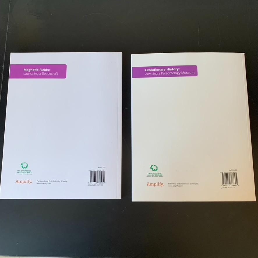 Amplify Science Grade 8 Homeschool Workbook Choose Physical Life Biology etc