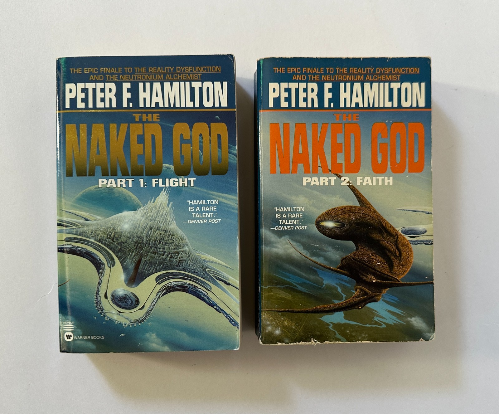PETER F. HAMILTON Judas/Pandora/Mindstar/Alchemist/Naked God 8 MM Paperback LOT
