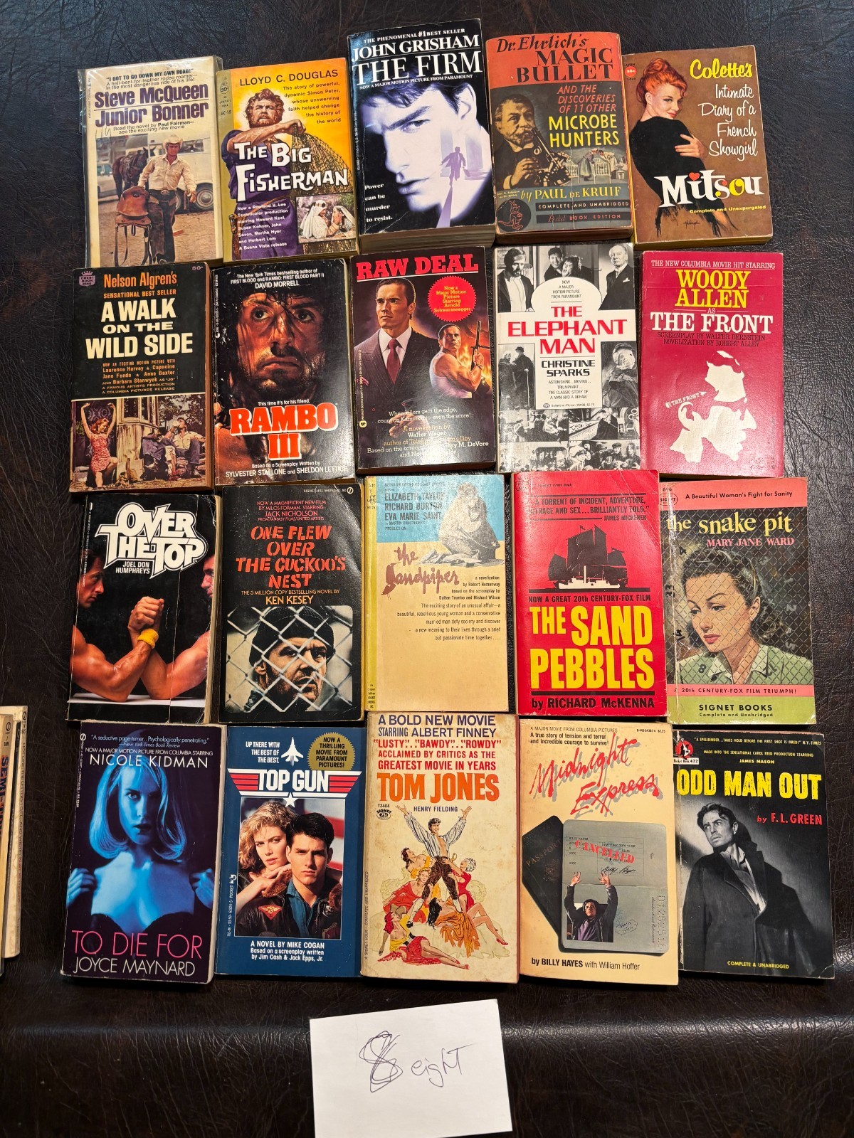 Lot 8 – 20 Movie tie-in paperbacks average VG 1940s-2000s see photos