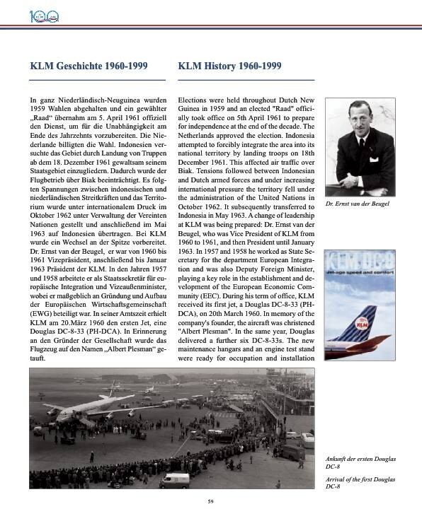 New! KLM Royal Dutch Airlines “1919 – 2019” 100th Anniversary Book (Hardcover)