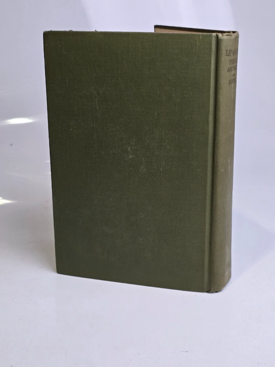 Lip Reading Principles and Practise by Edward B. Nitchie 1930 Edition HC Book