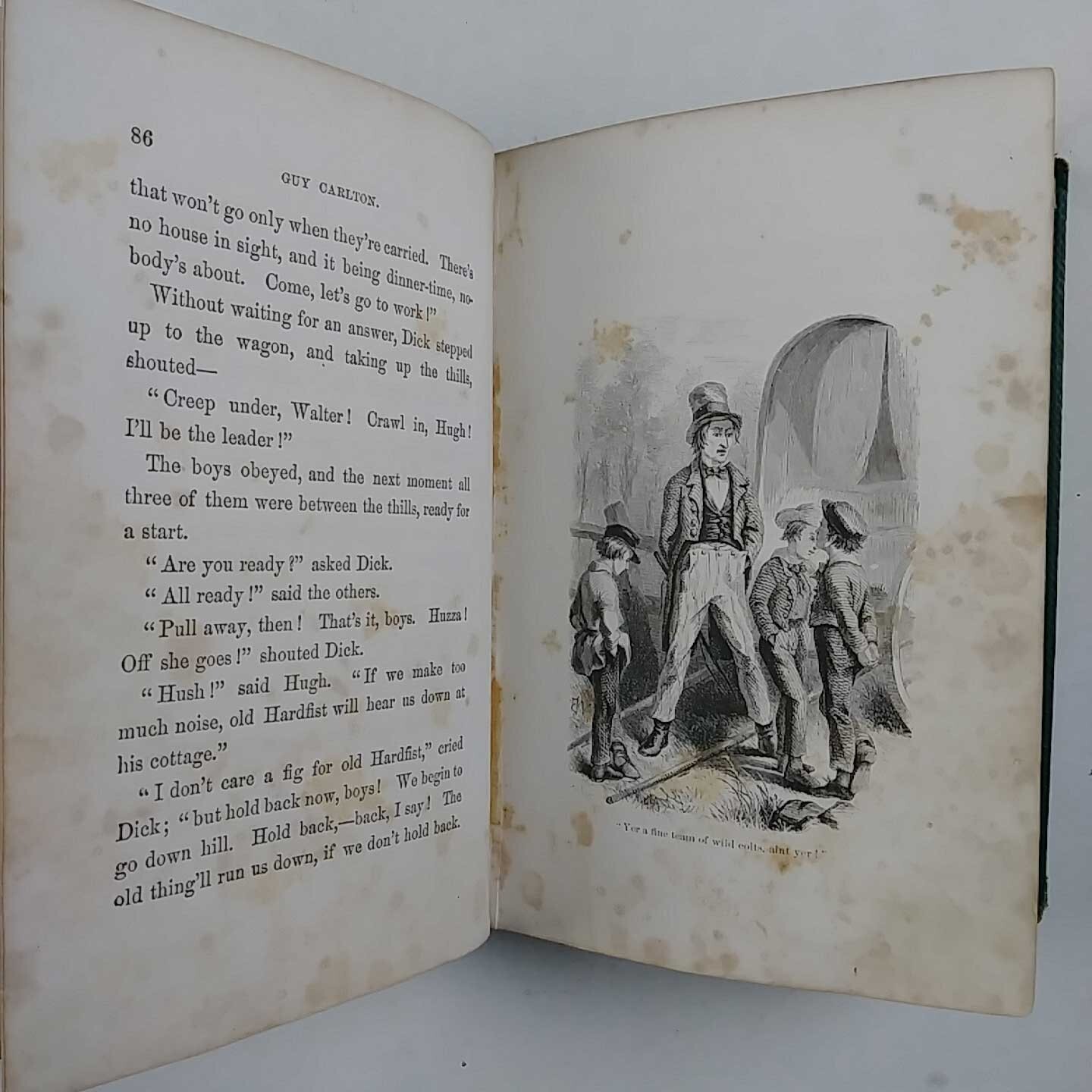 1864 Guy Carlton Boy Who Belonged to Try Co. by Francis Forrester HC 254 Pages