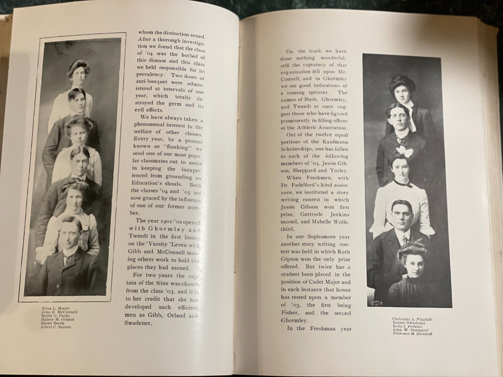 1903 University Idaho College Yearbook “Gem of Mountains”, HB, 182 pages, VG
