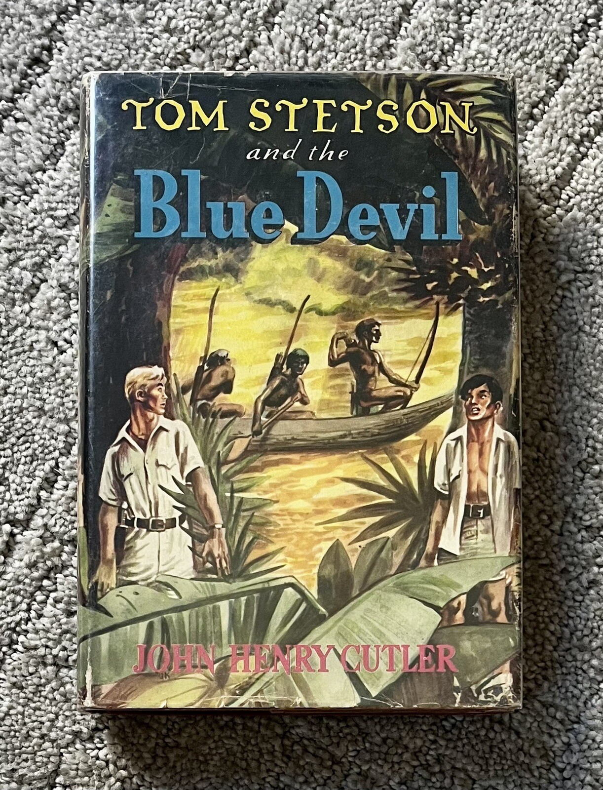 TOM STETSON AND THE BLUE DEVIL by JOHN HENRY CUTLER (Whitman 2358)