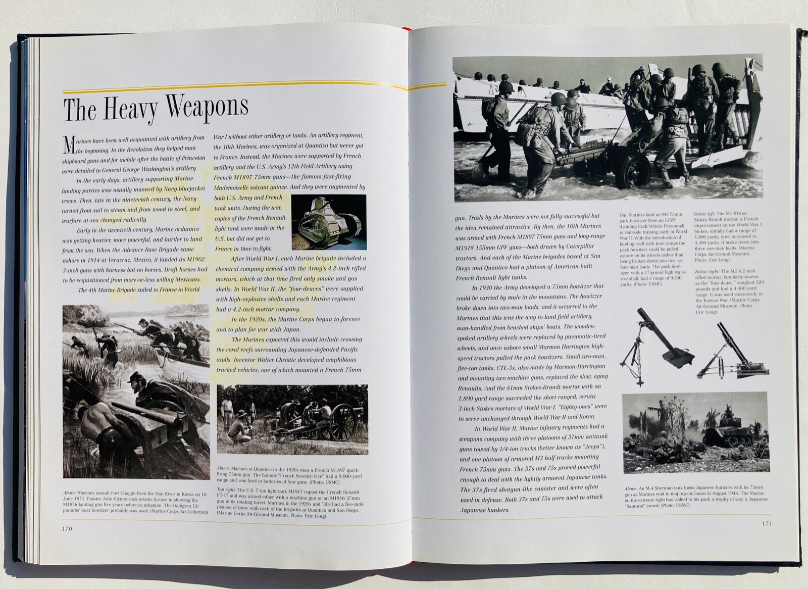 The Marines Heritage Foundation Book United States Marine Corps History