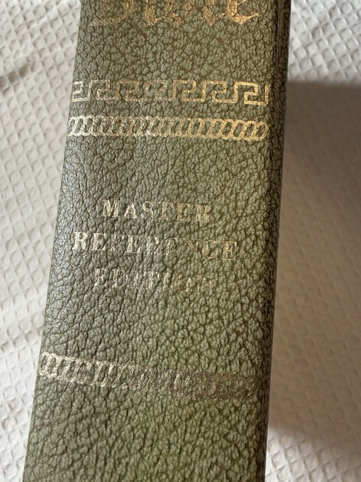 Heirloom Holy Bible Master Reference King James Edition Red Letter 1971 KJV
