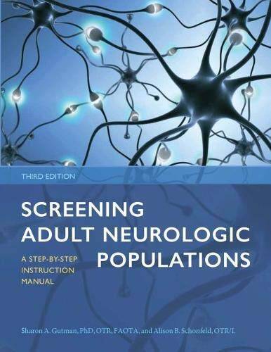 Screening Adult Neurologic Populations – Paperback By Sharon A. Gutman – GOOD