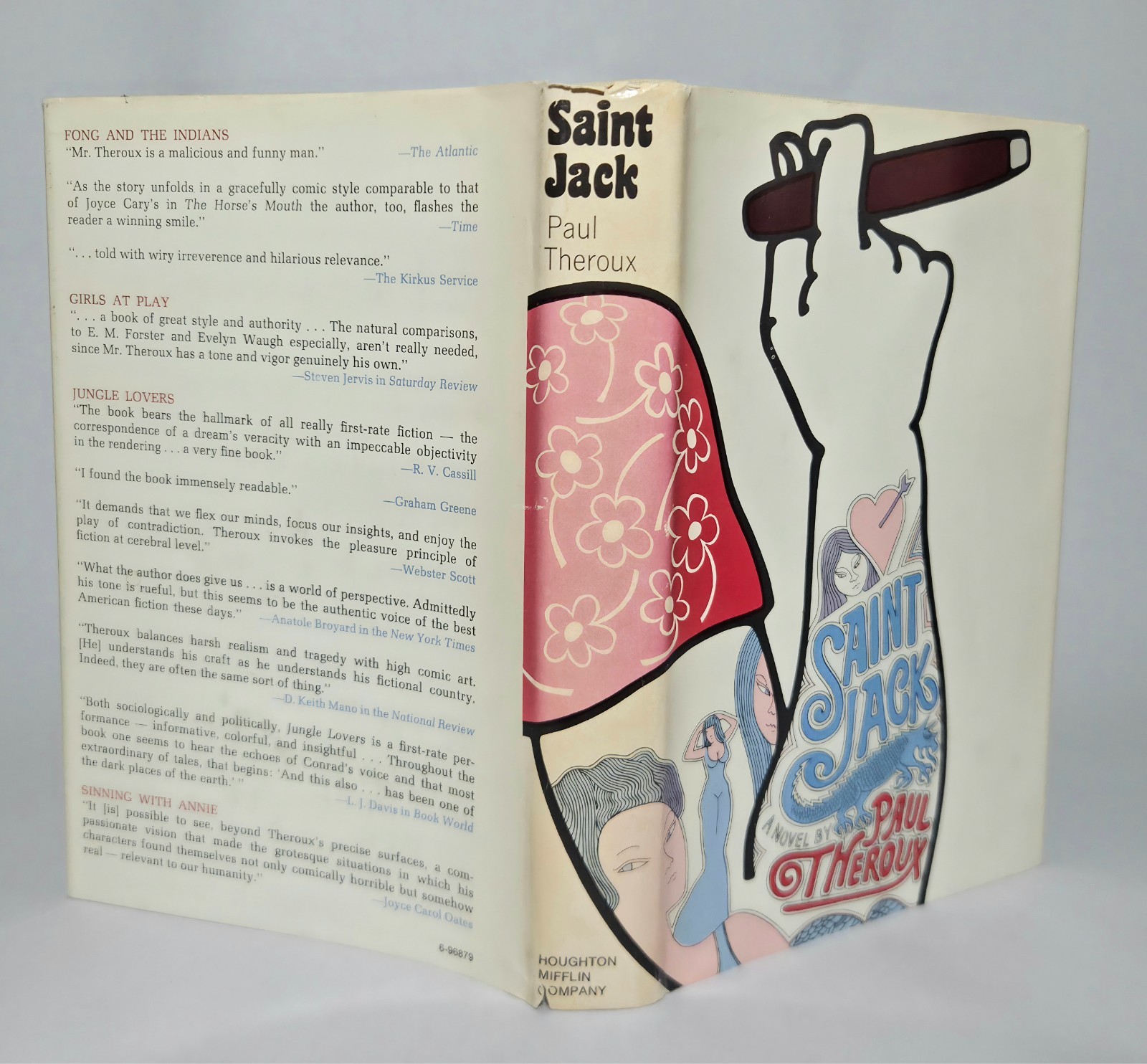 Saint Jack Paul Theroux 1973 First Edition First Printing HC $5.95 DJ