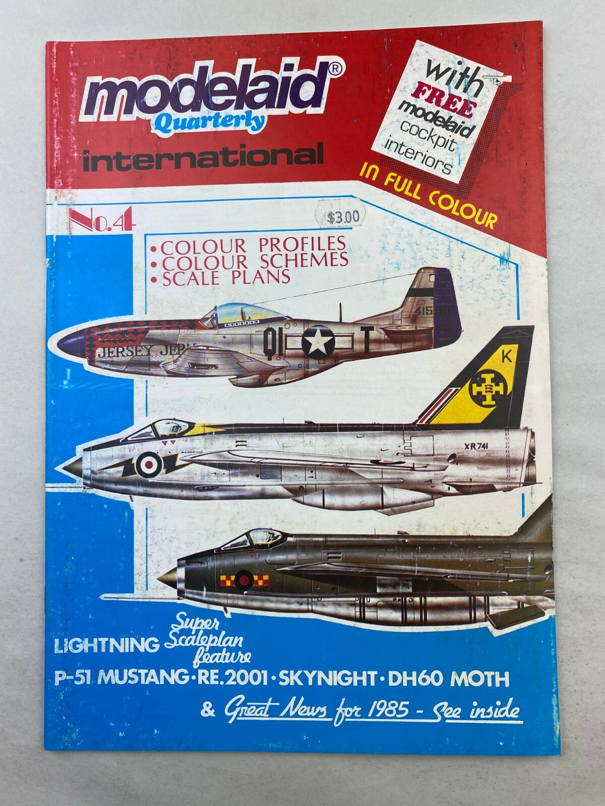 Modelaid Quarterly International Magazine No. 4 P-51 Mustang WWII Scale Planes