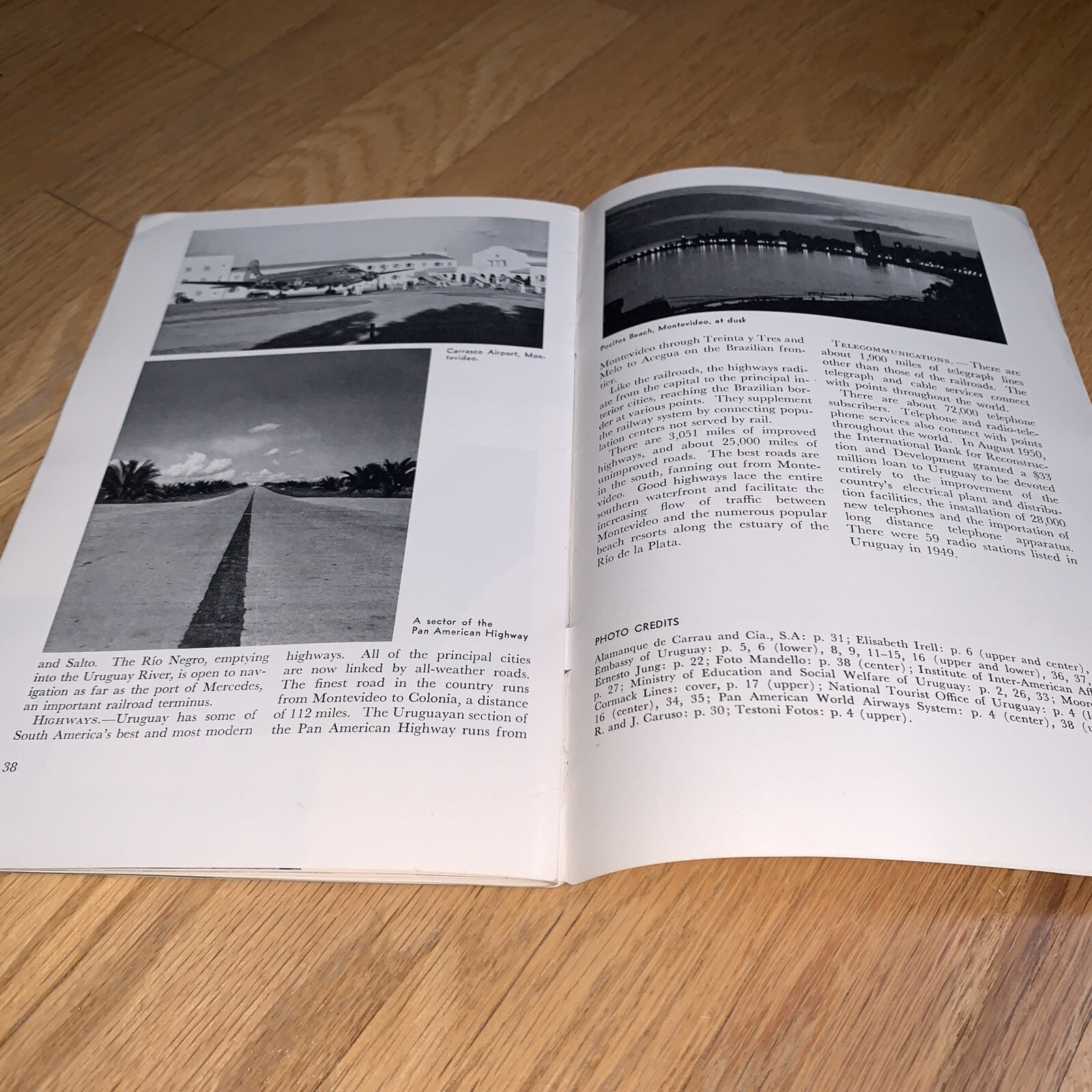 1954 PAN AMERICAN UNION Book – URUGUAY 39 pages