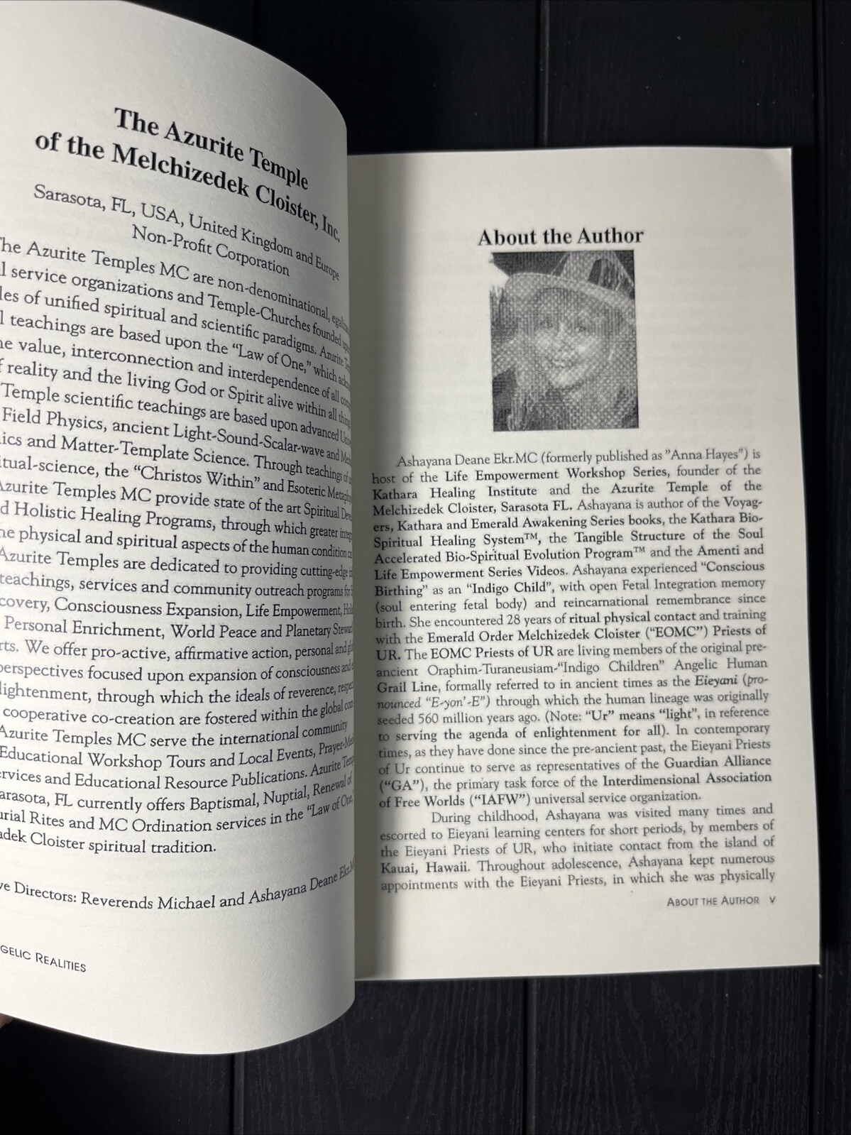 Angelic Realities The Survival Handbook By Ashayana Deane Ekr MC New Reprint