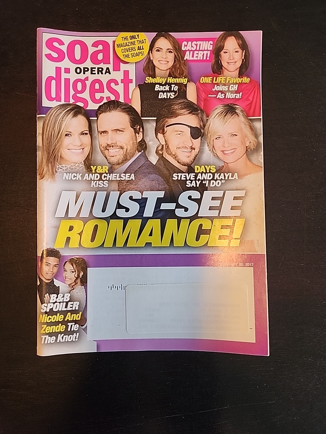 Soap Opera Digest 5-Pack Jan 23, 2017 To Feb 20, 2017
