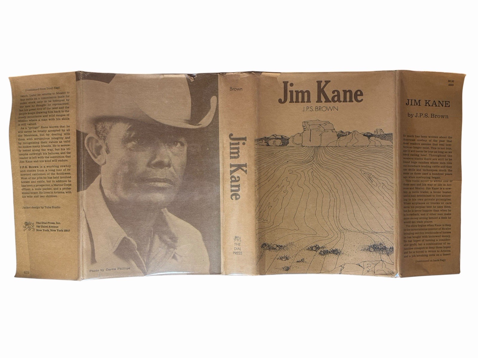 SIGNED Jim Kane J.P.S. Brown The Dial Press 1970 1st Ed 2nd Print HC/DJ NF/VG