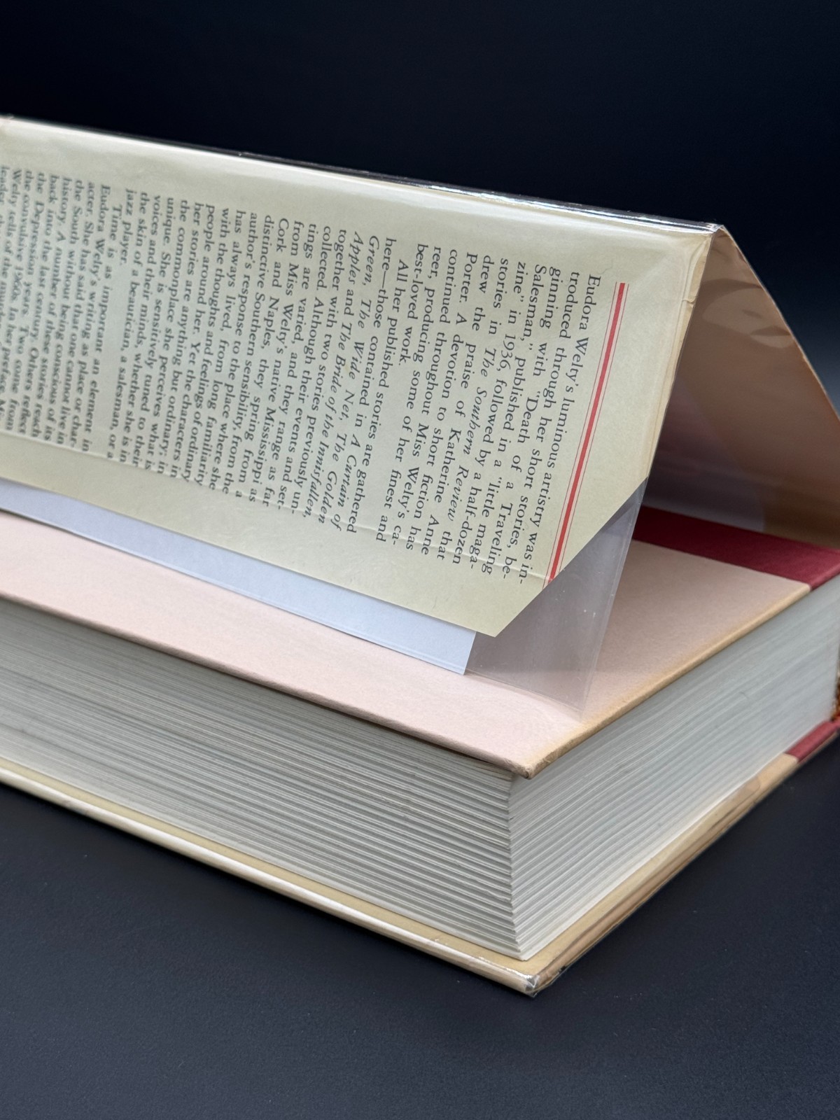 WELTY, Eudora. The Collected Stories of Eudora Welty. HBJ, 1980 SIGNED, 1st/1st.