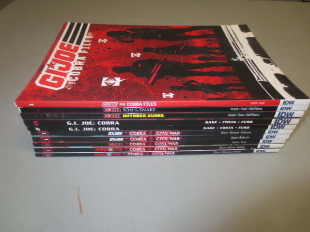 Lot of 10 G.I. Joe / Cobra Paperback
