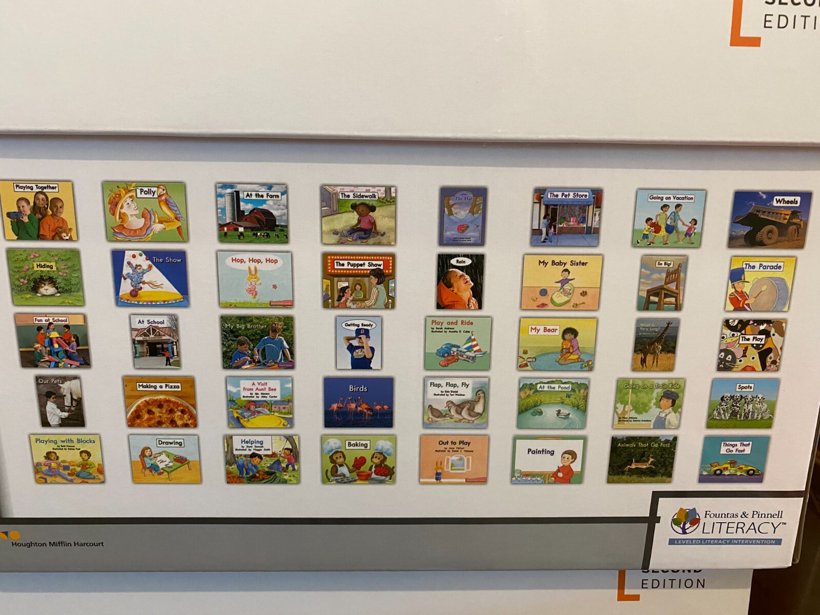 Fountas & Pinnell LLI Orange System Complete Set 1-110 Color Readers Level A-E