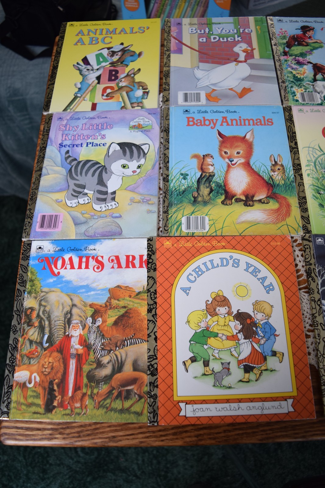 Lot of 15 Vintage Little Golden Books Standard Size 6 5/8 X 7 7/8 Inches