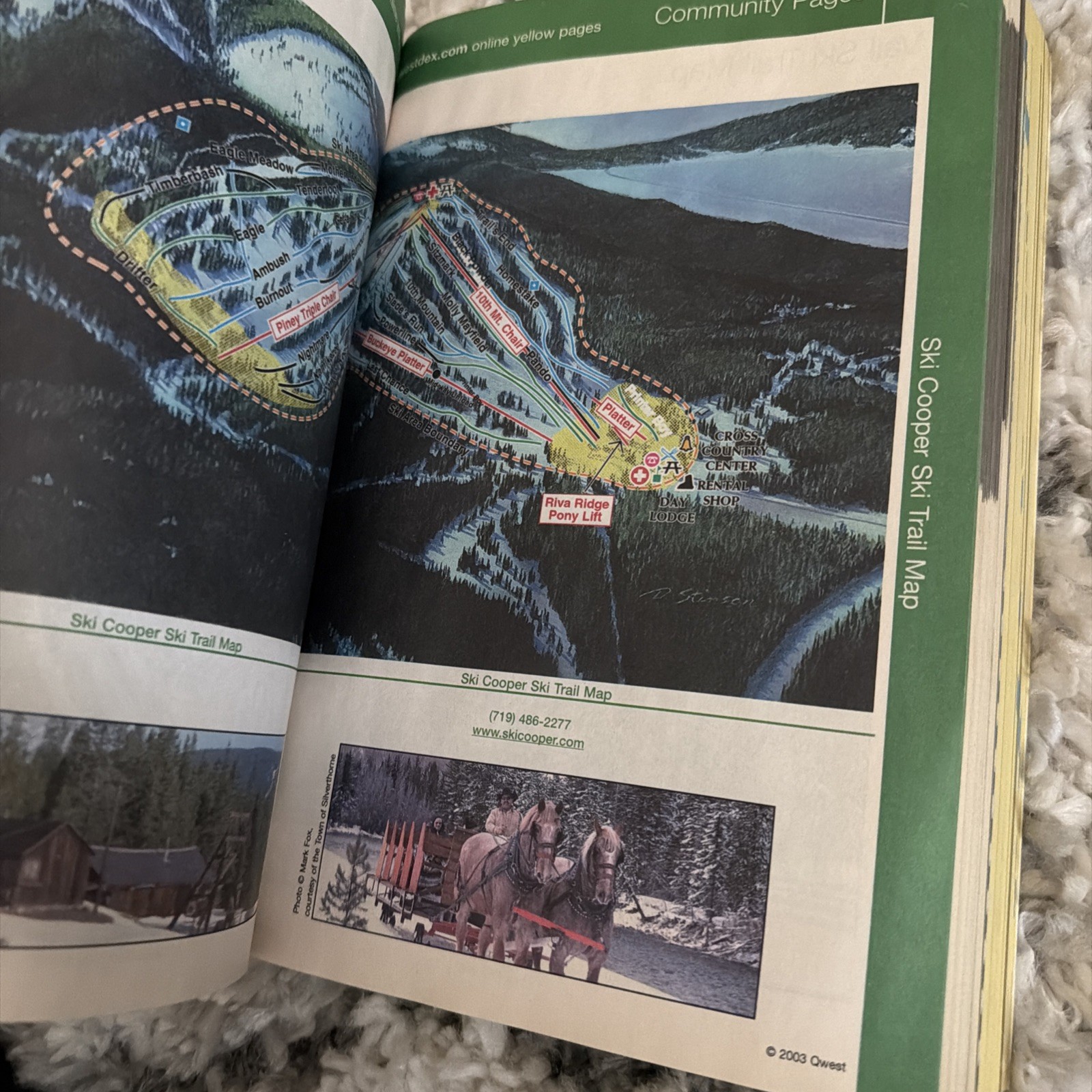 2004 QwestDex VAIL SUMMIT COUNTY/Leadville 719 970 Yellow/White Pages Phone Book