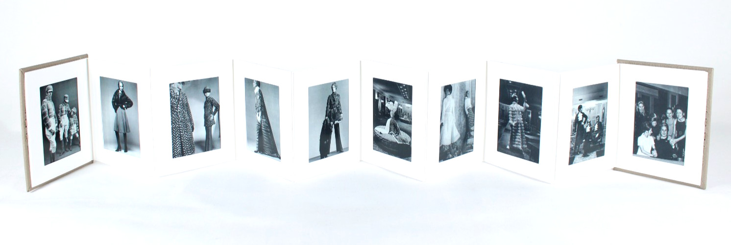 FENDI Pink & Beige Pebbled Leather 100-YEAR ANNIVERSARY Mini Photo Album Book