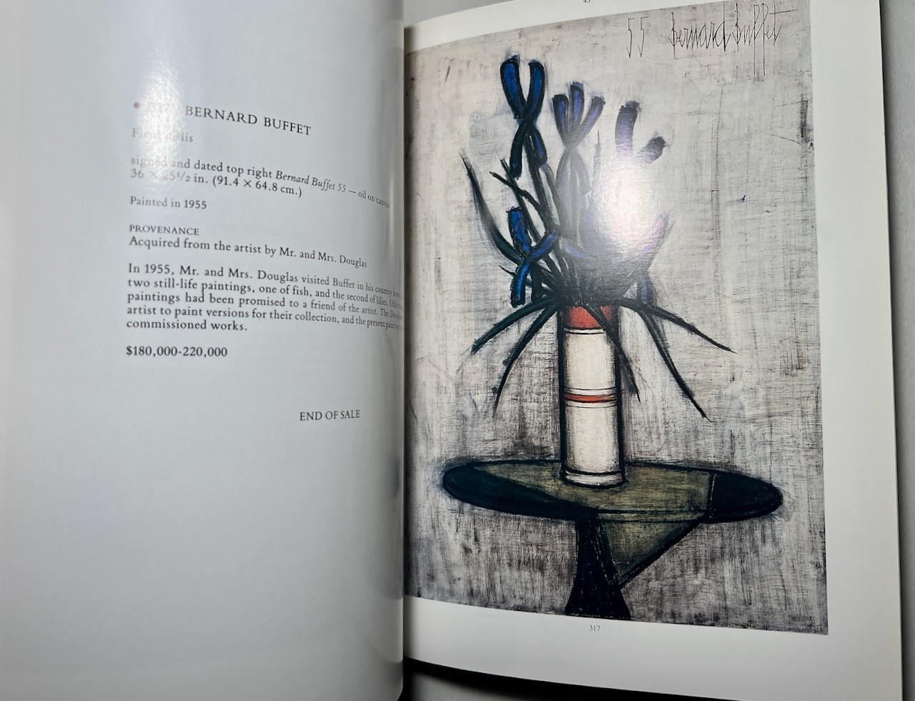Christie’s Auction Catalogs May 1990 Reference Modern Paintings Kirk Douglas