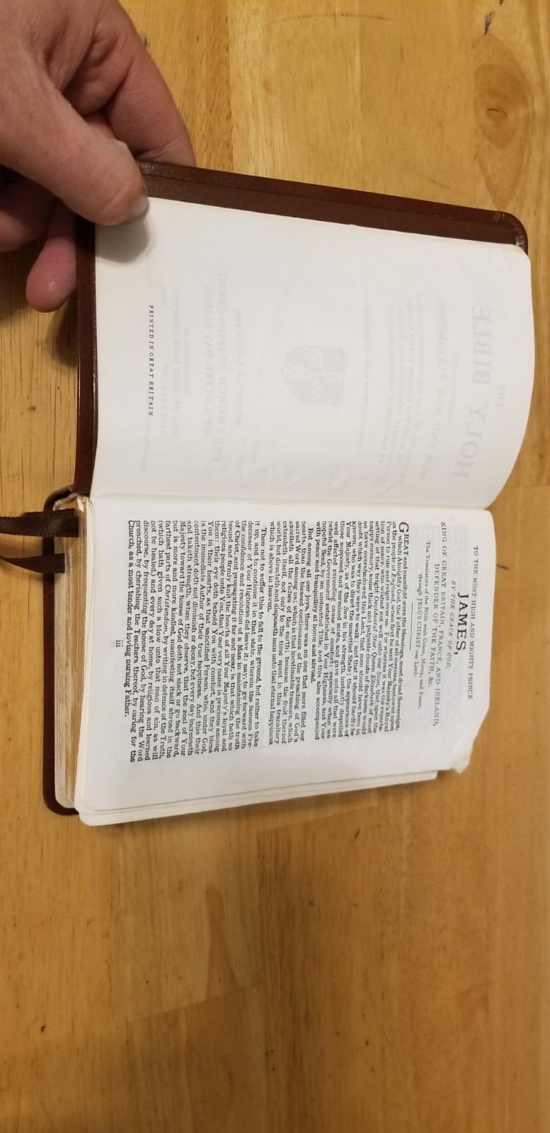 1977 LDS Quad Scriptures Holy Bible Book of Mormon Brown Leather Tabs 7” x 5”