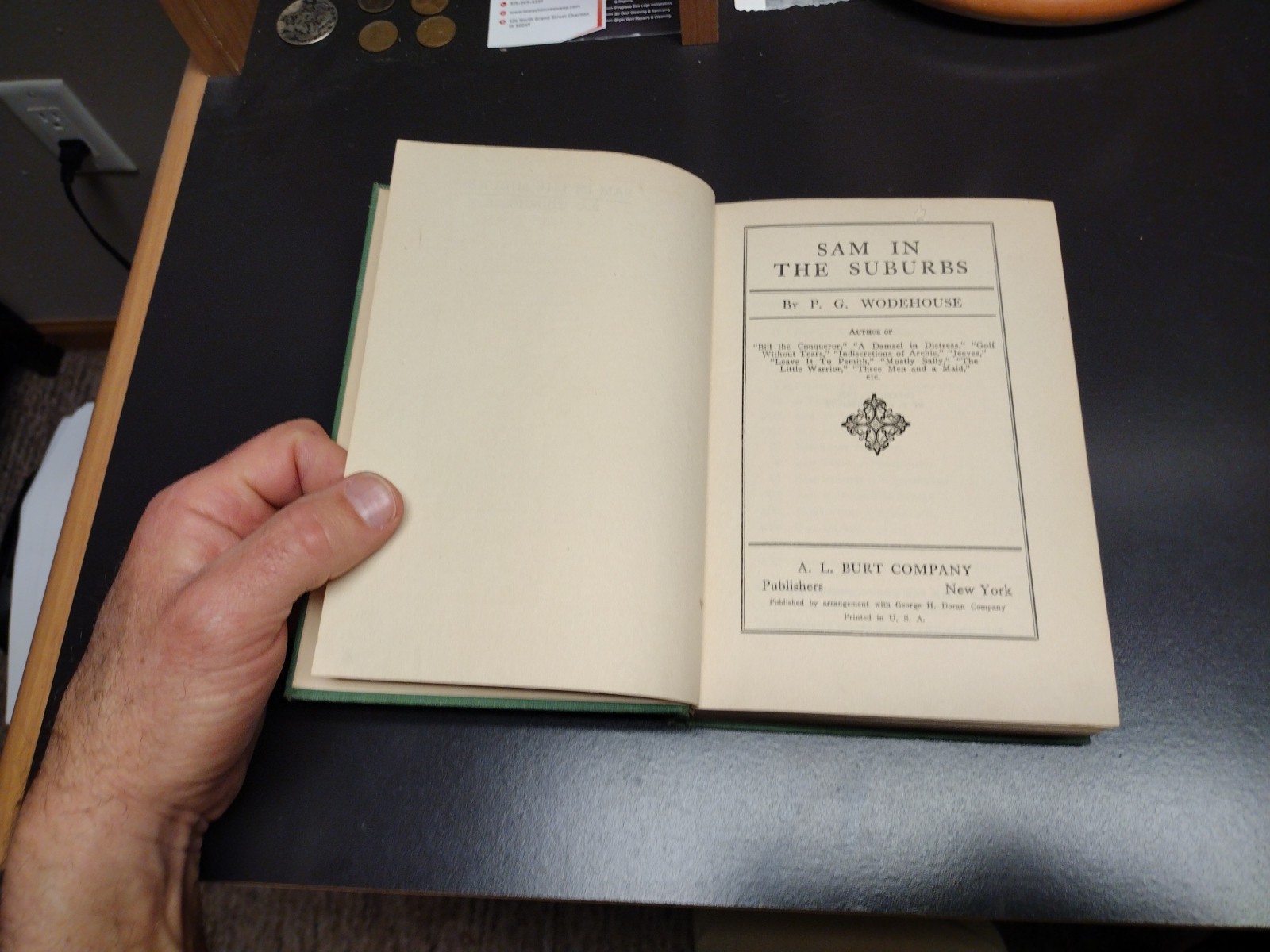 Sam in the Suburbs P.G. Wodehouse 1925 A.L. Burt Company Hardback 346 Pages