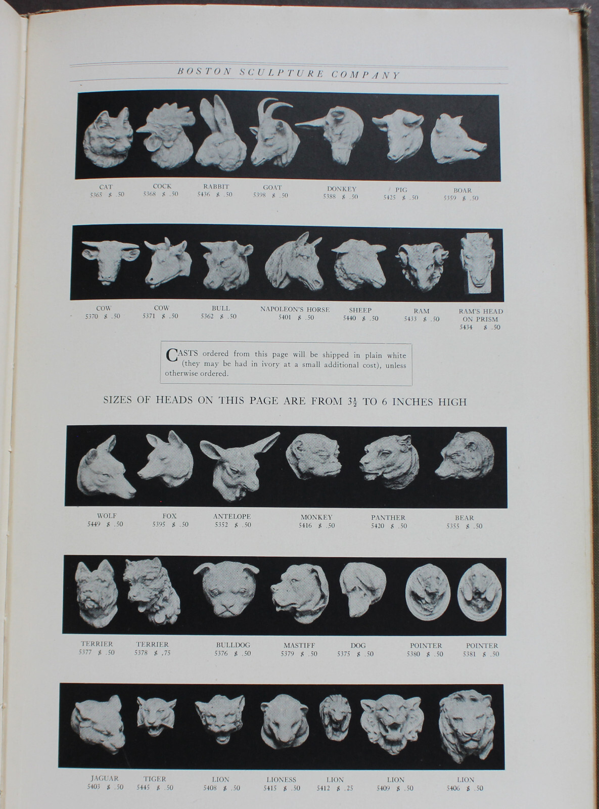 Rare Antique Old Book Boston Sculpture Company 1912 Illustrated Lincoln Occult +