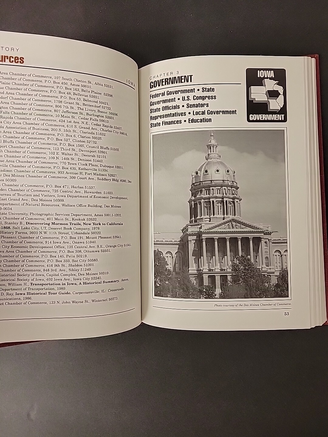 Rare “THE IOWA QUICK-FACT BOOK” Capper Press 1991 1st Edition HC w/ DJ