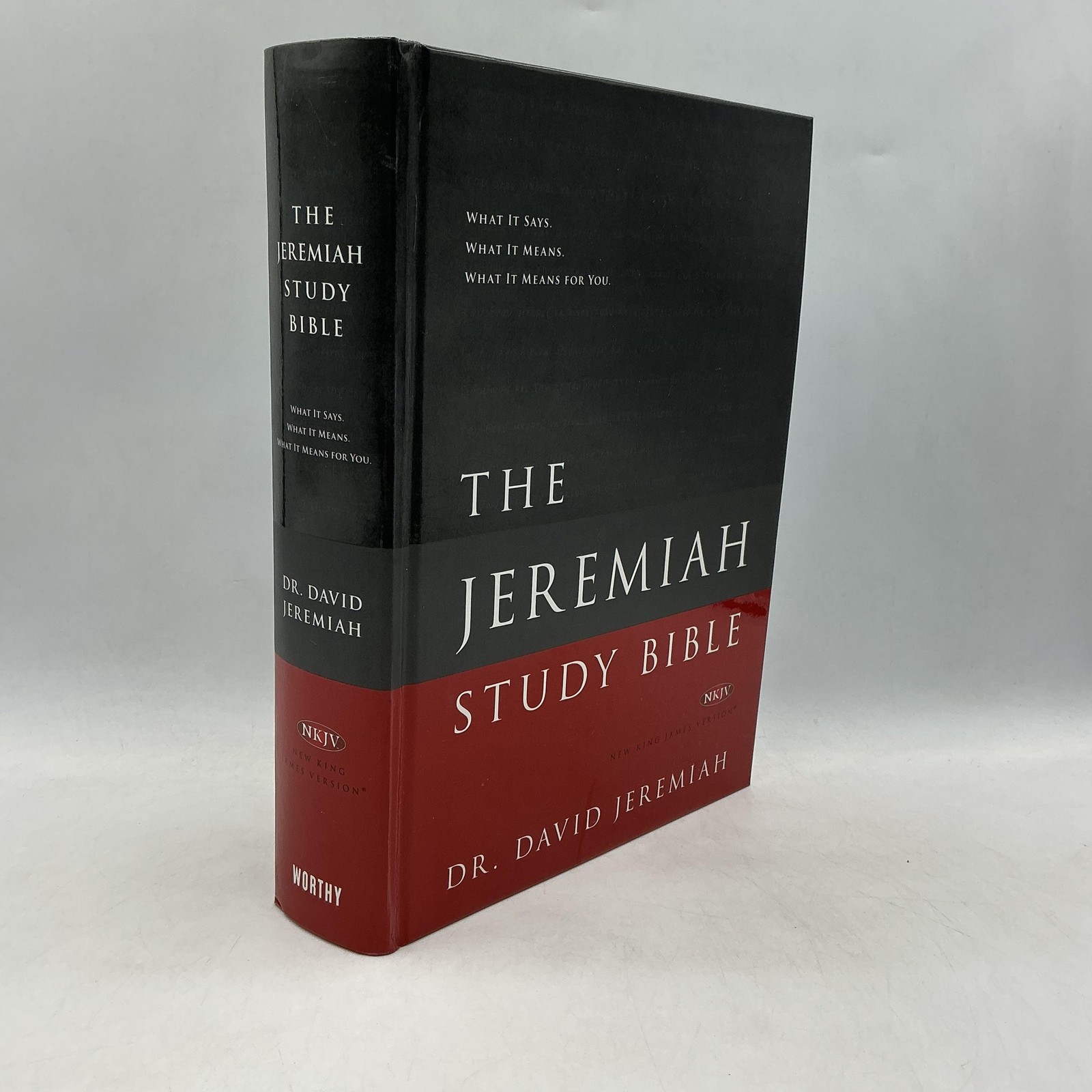 The Jeremiah Study Bible Dr. David Jeremiah Hardcover 2013 Worthy China Red