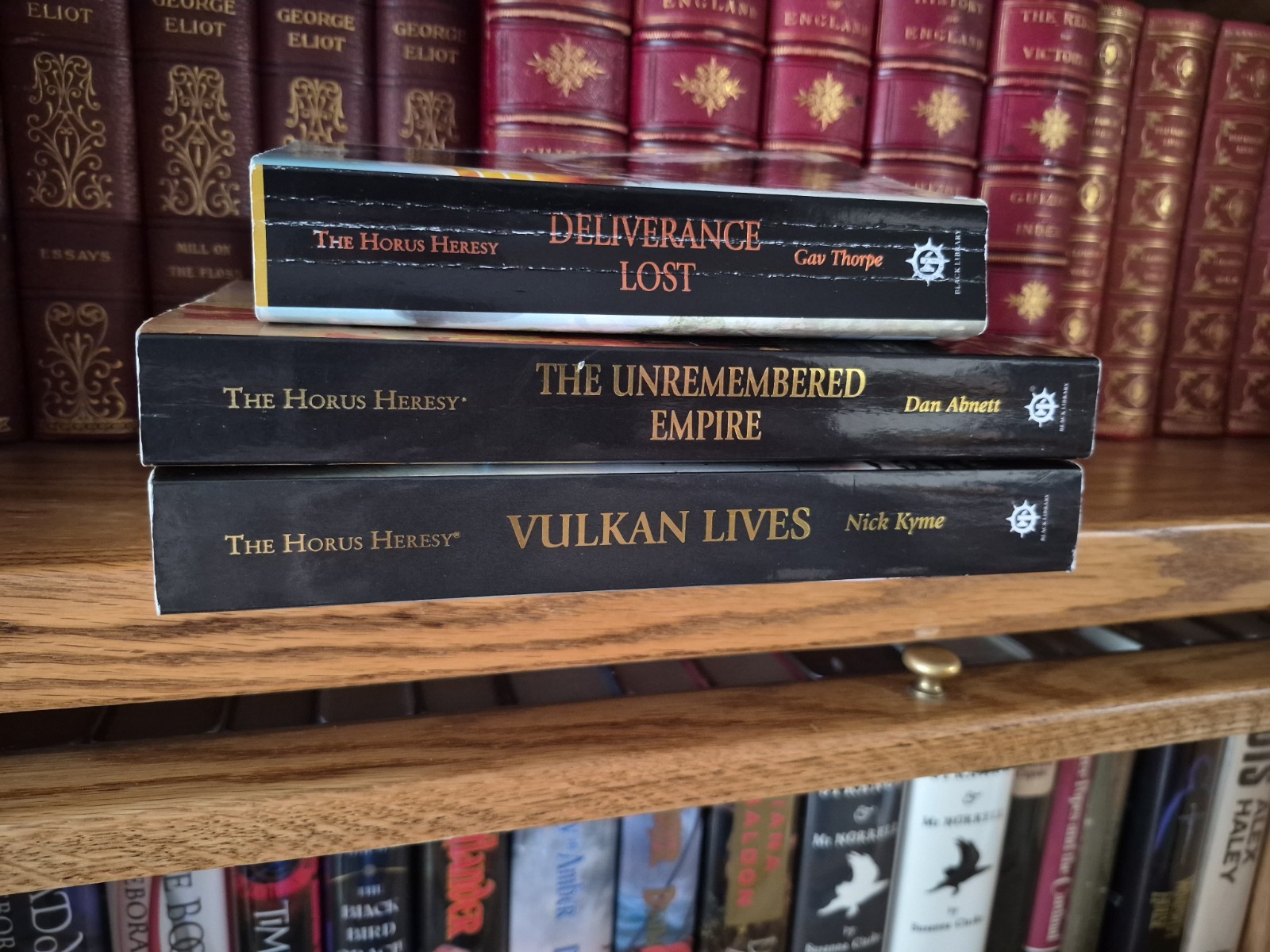 The Horus Heresy Lot of 3 Vulkan Lives–Unremembered Empire–Deliverance Lost