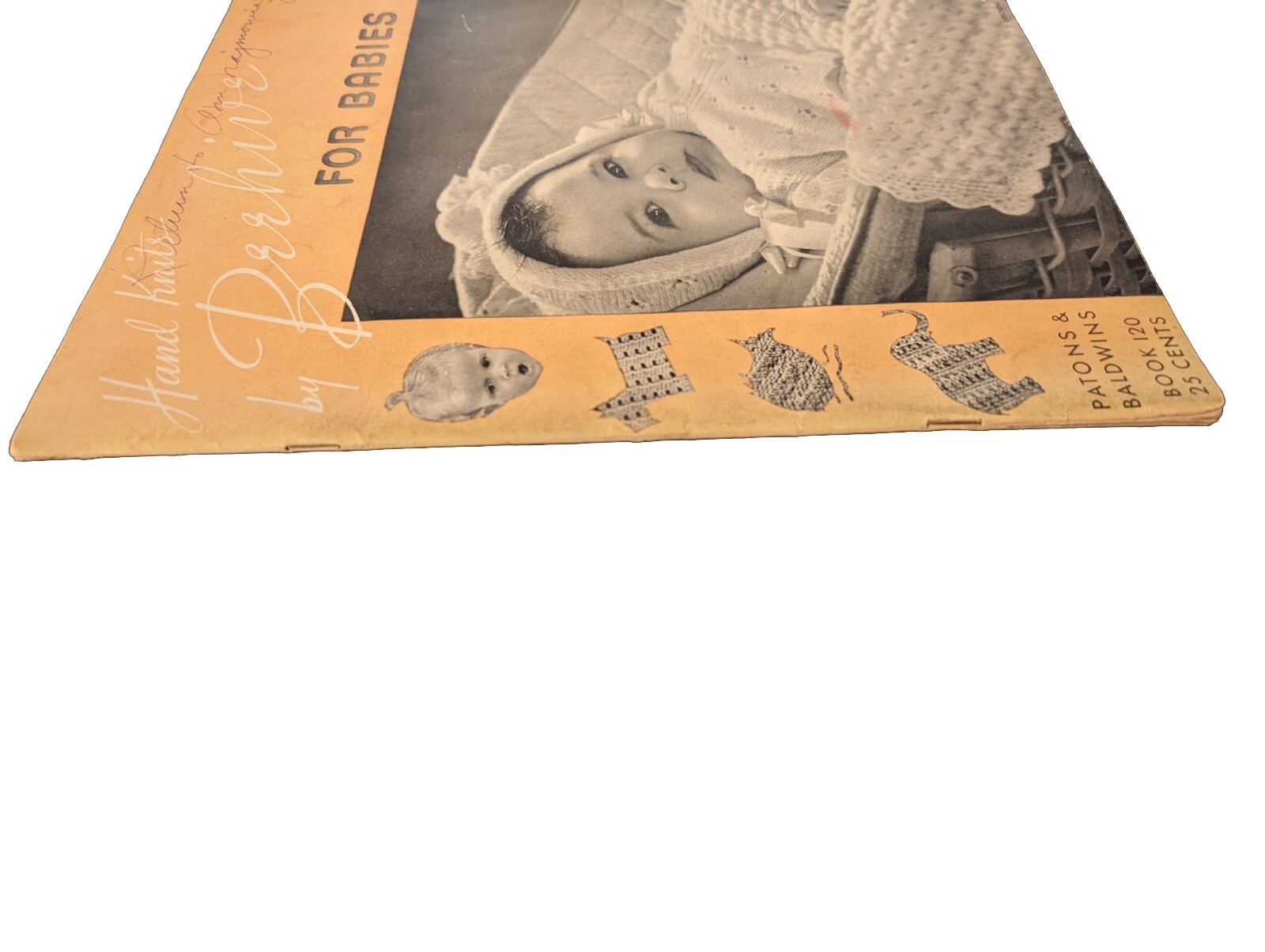 1946 Hand Knits by Bee Hive for Babies # 120-A 58 Pages Patons & Baldwin Vtg