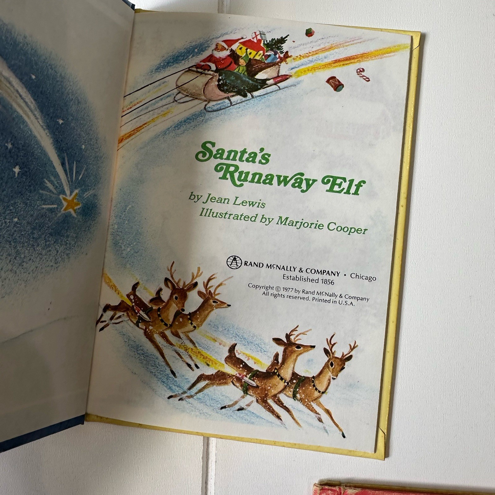 Lot of 5 Vintage Rand McNally Junior Elf Books For children