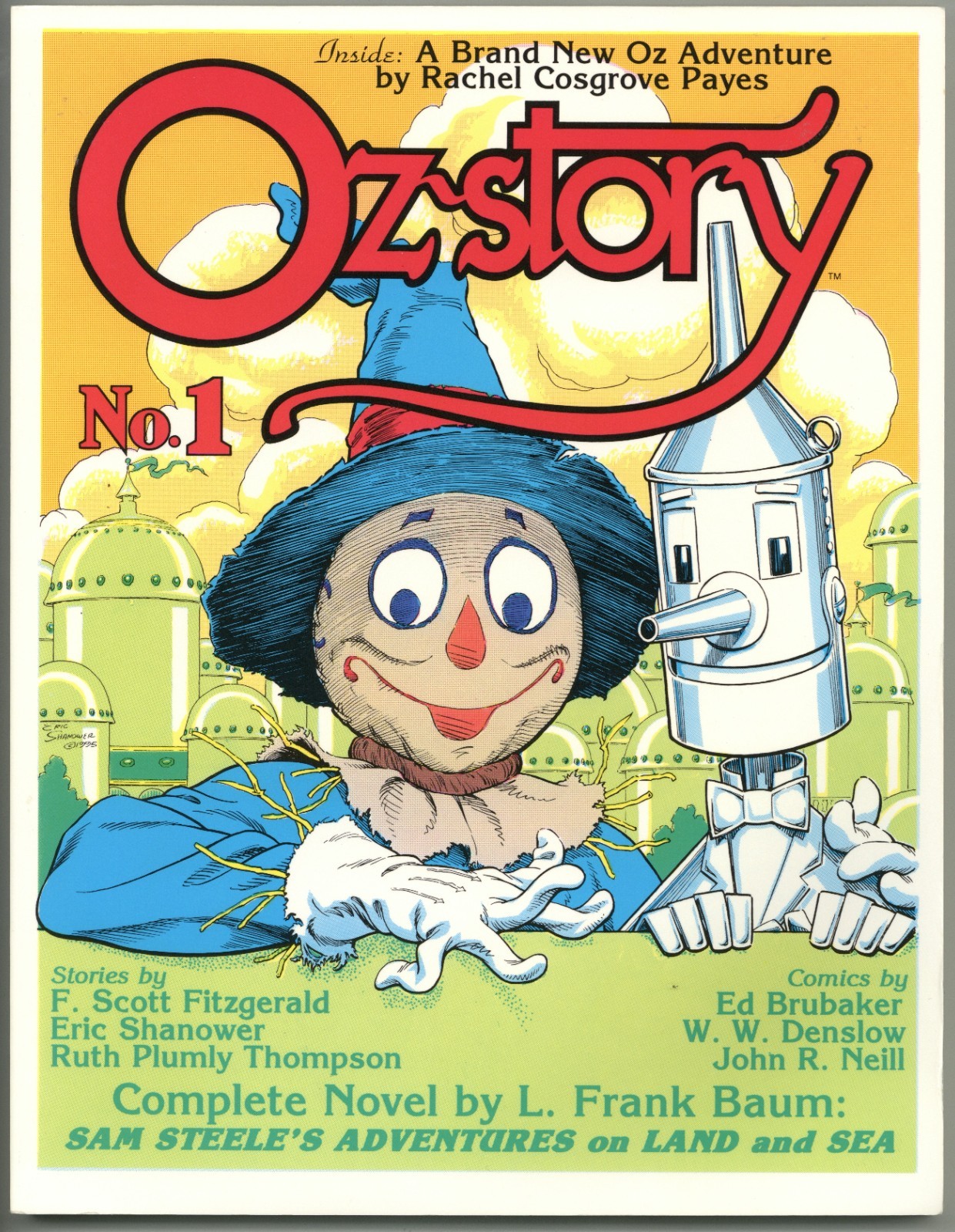 Oz Story Magazine Lot #1, 2 & 4 (Hungry Tiger Press 1996) All Are Signed!