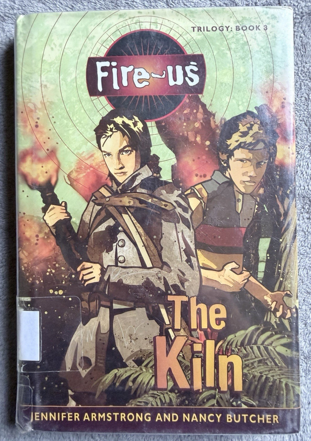 Fire-Us Trilogy 3 Book Set 1st Ed HC DJ Jennifer Armstrong Ex Lib Young Adult