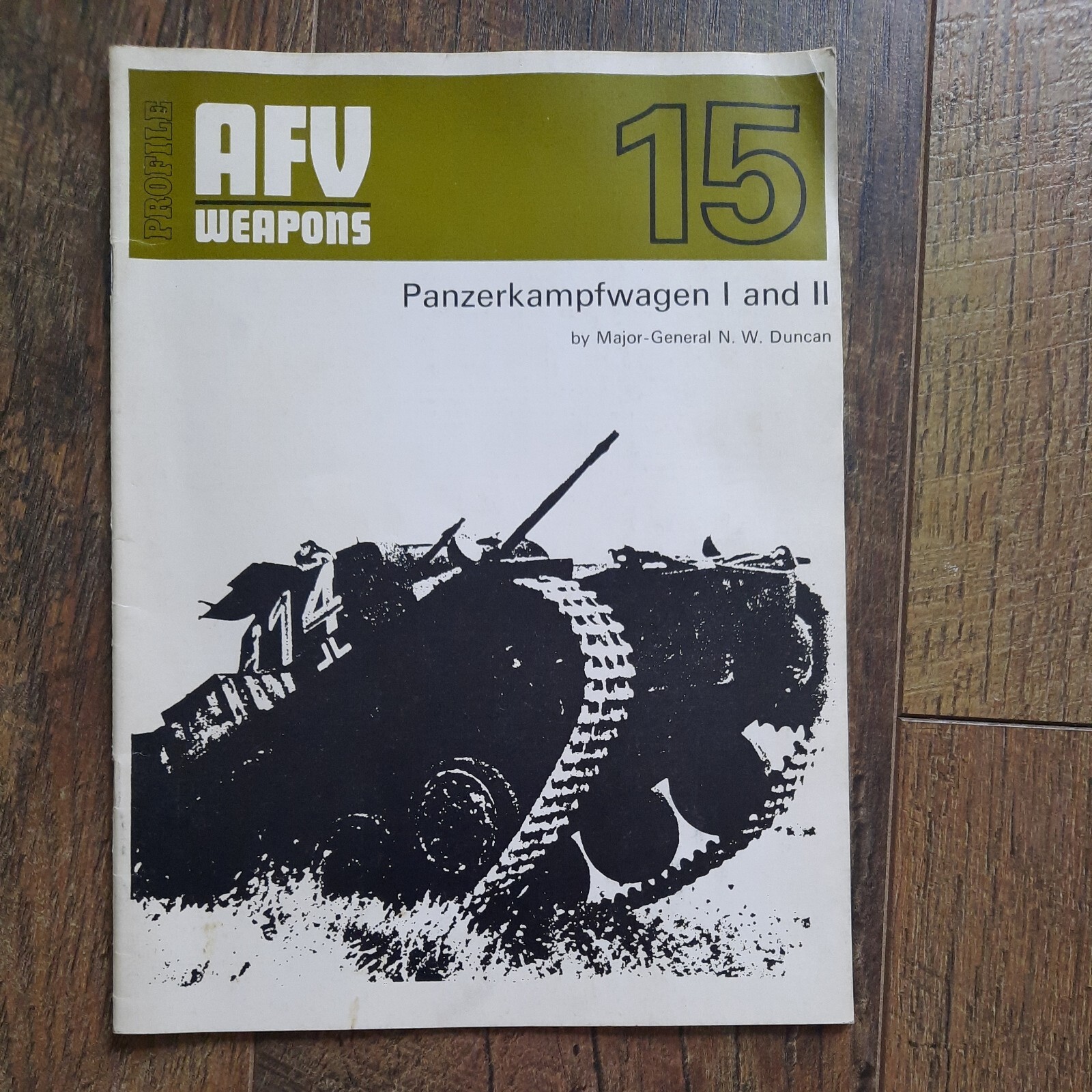 Profile AFV Weapons 15 Panzerkampfwagen 1 & 2 Paperback Book Major-General NW