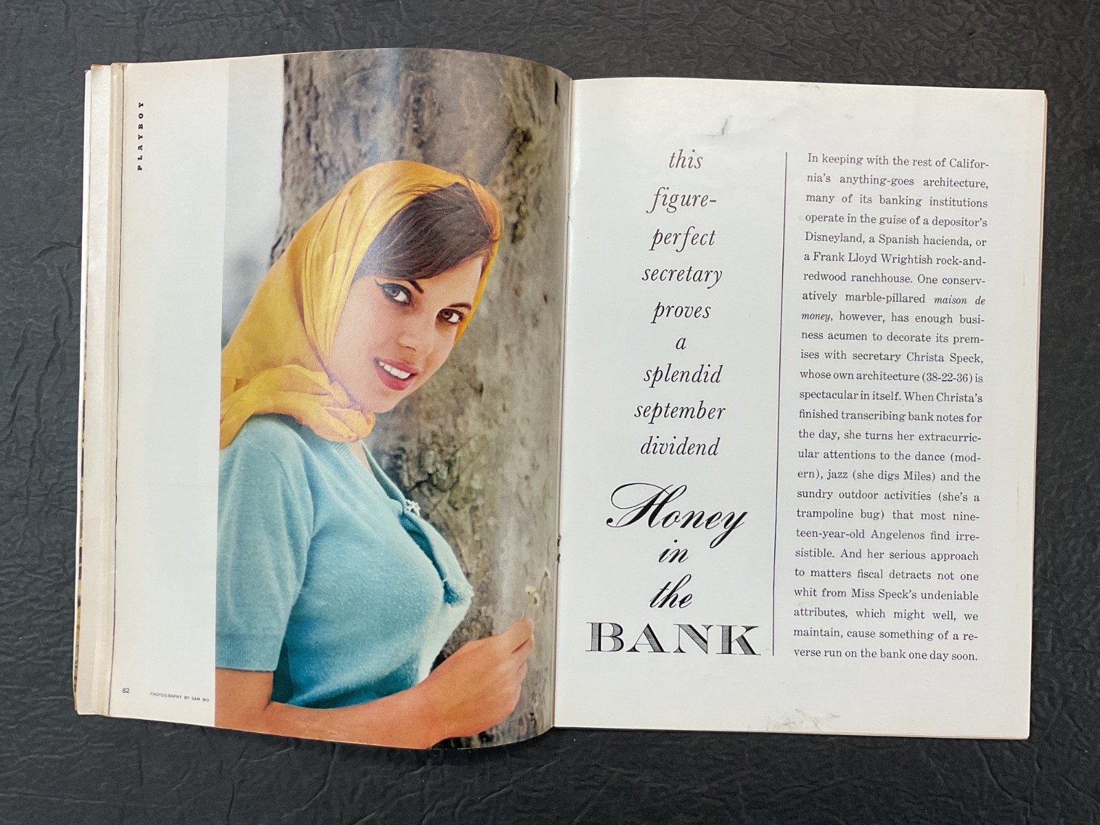 Playboy Magazine September 1961 Vargas Girl Centerfold Solid Condition