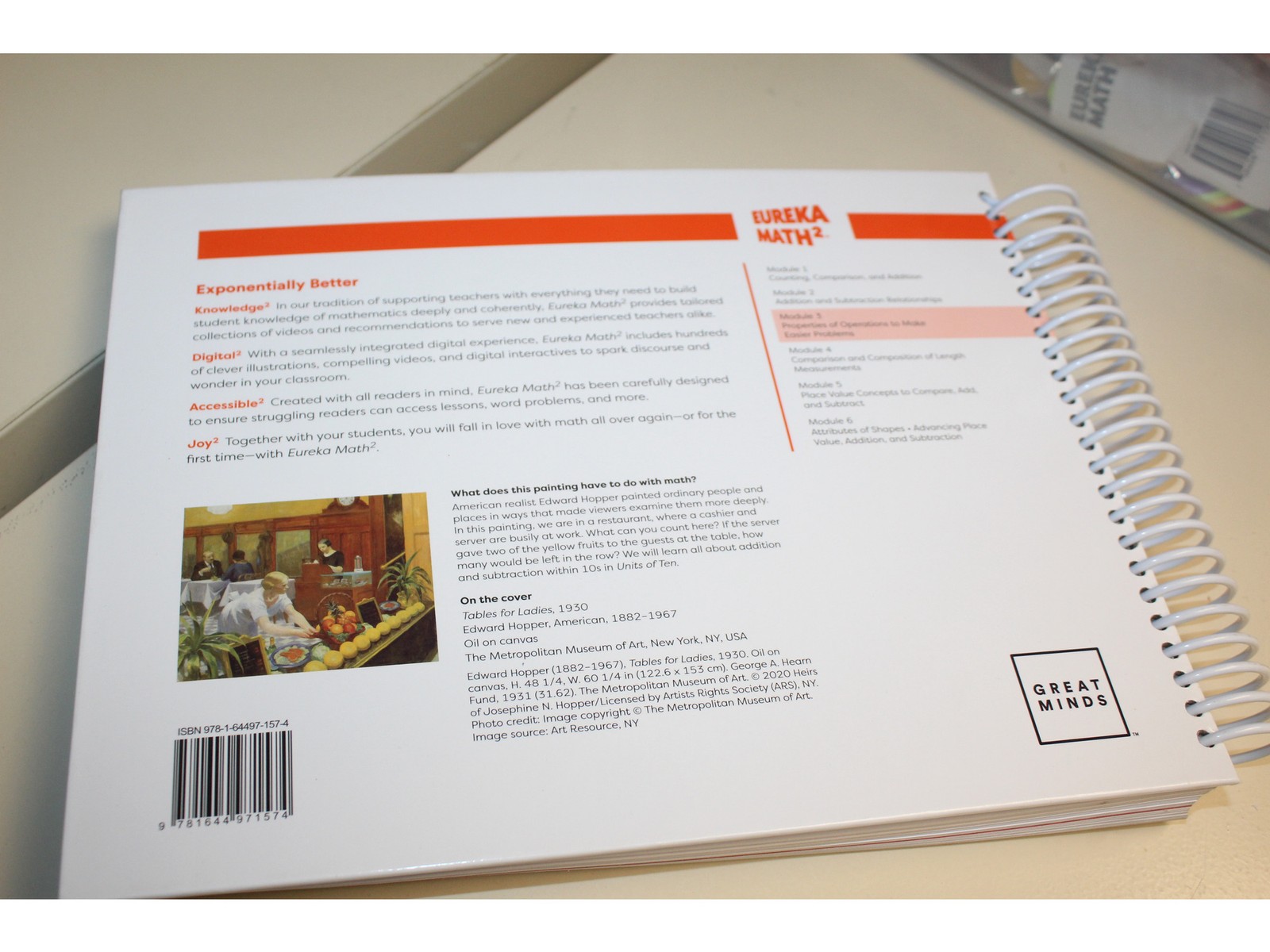 Eureka Math² Squared Grade 1 Module 3 Teacher Book – Weight: 40 oz.