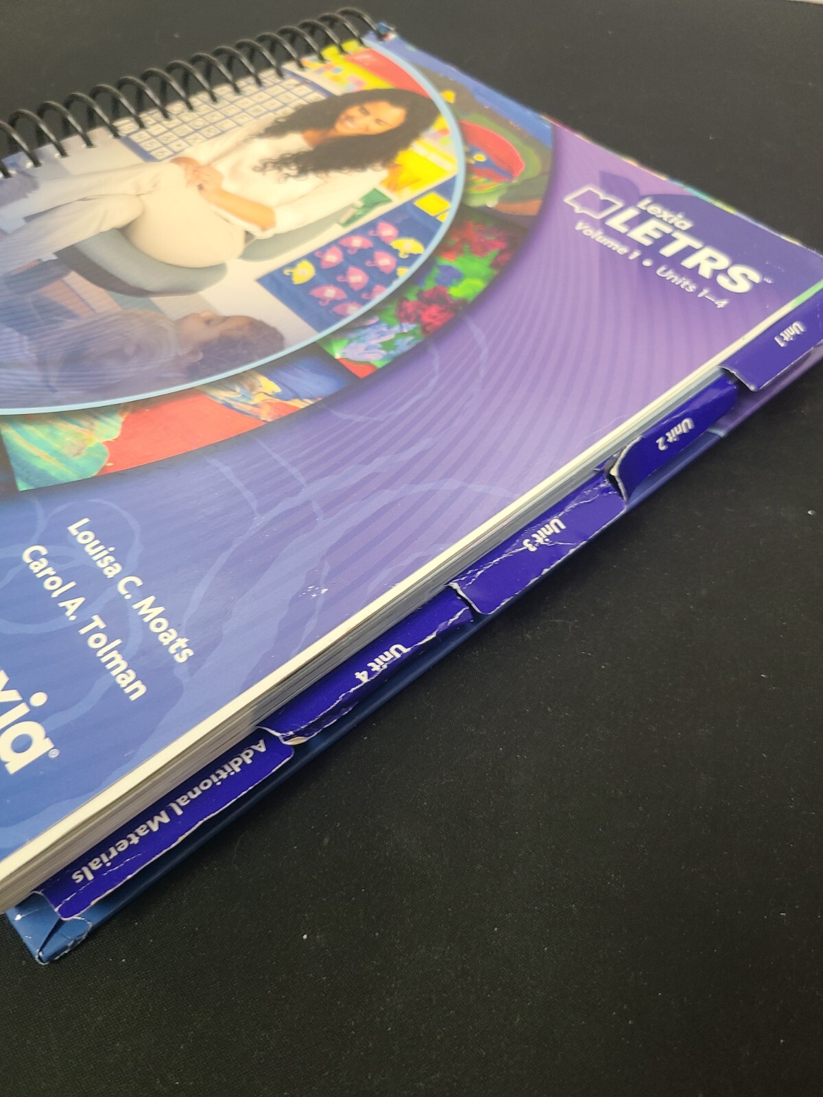LETRS Volume 1 Unit 1-4 – Spiral-bound – GOOD
