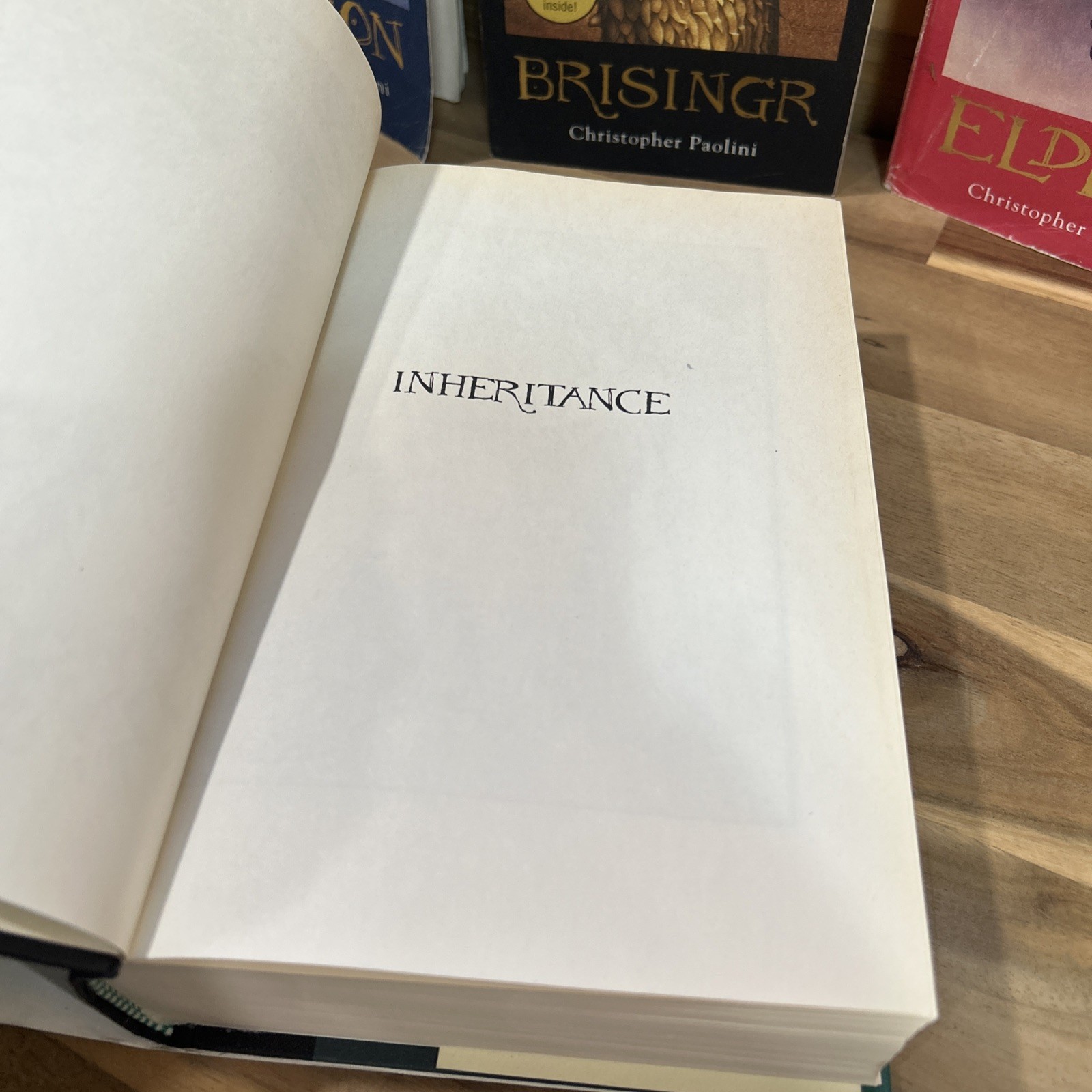 Inheritance Set : Eragon; Eldest; Brisingr by Christopher Paolini 2008 Complete!