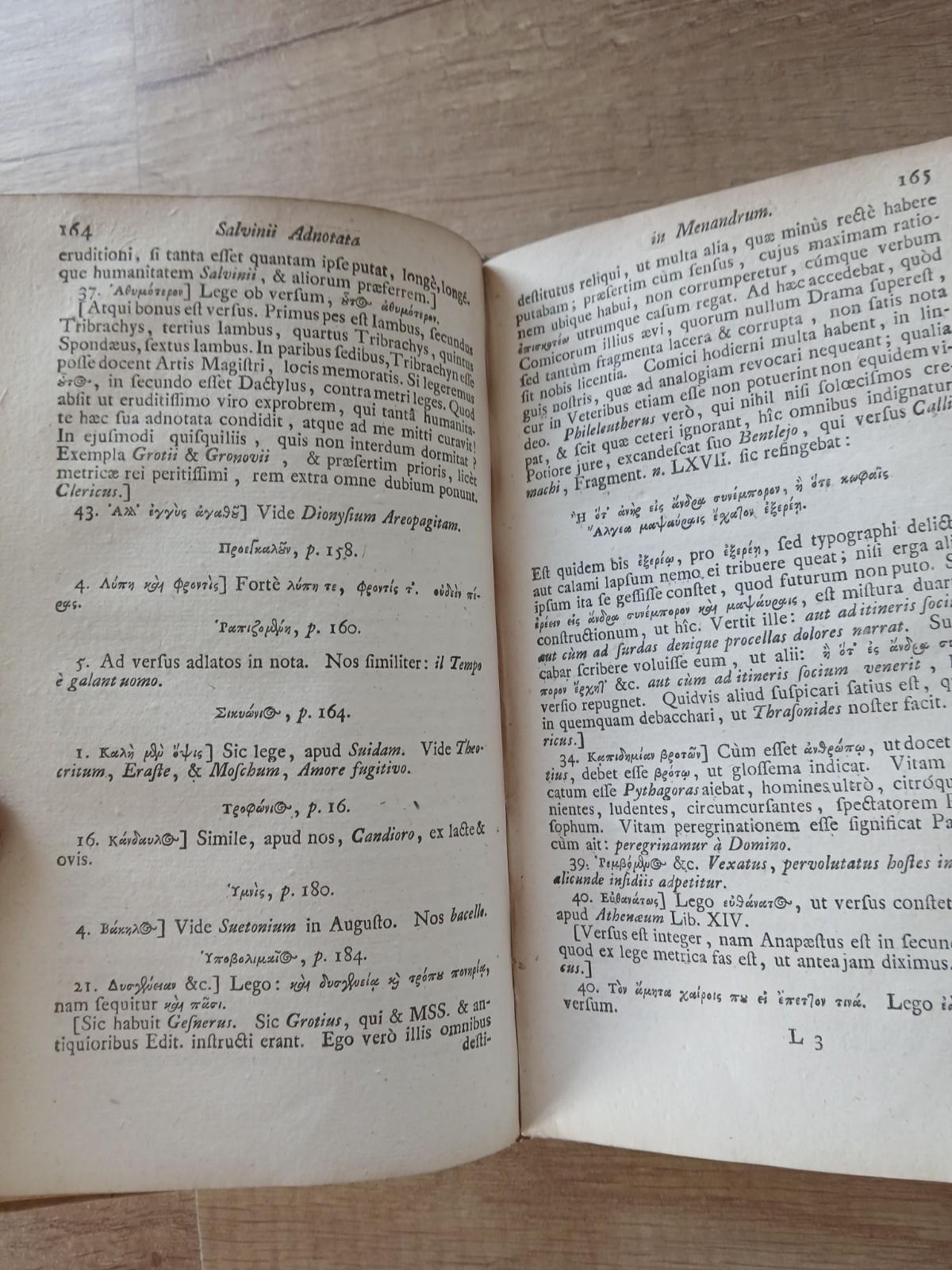 1711 RARE FIRST EDITION – Richard Bentley Philargyrii Cantabrigiensis: Emendat