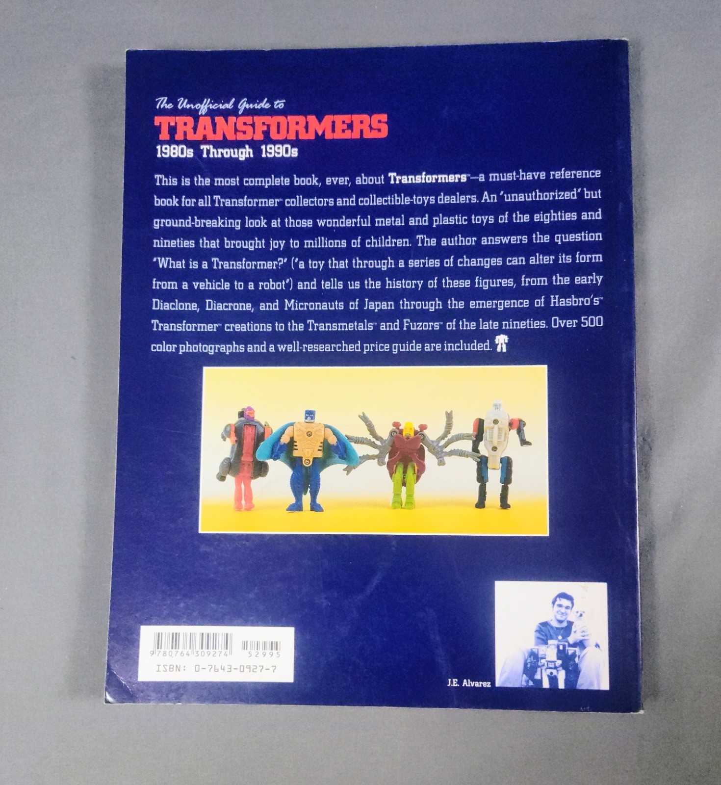 Vintage Transformers 1980s-1990s Unofficial Guide Reference Book J.E. Alvarez