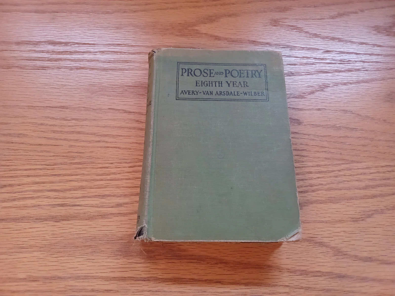 Prose And Poetry Eighth Year Fannie L Avery 1929