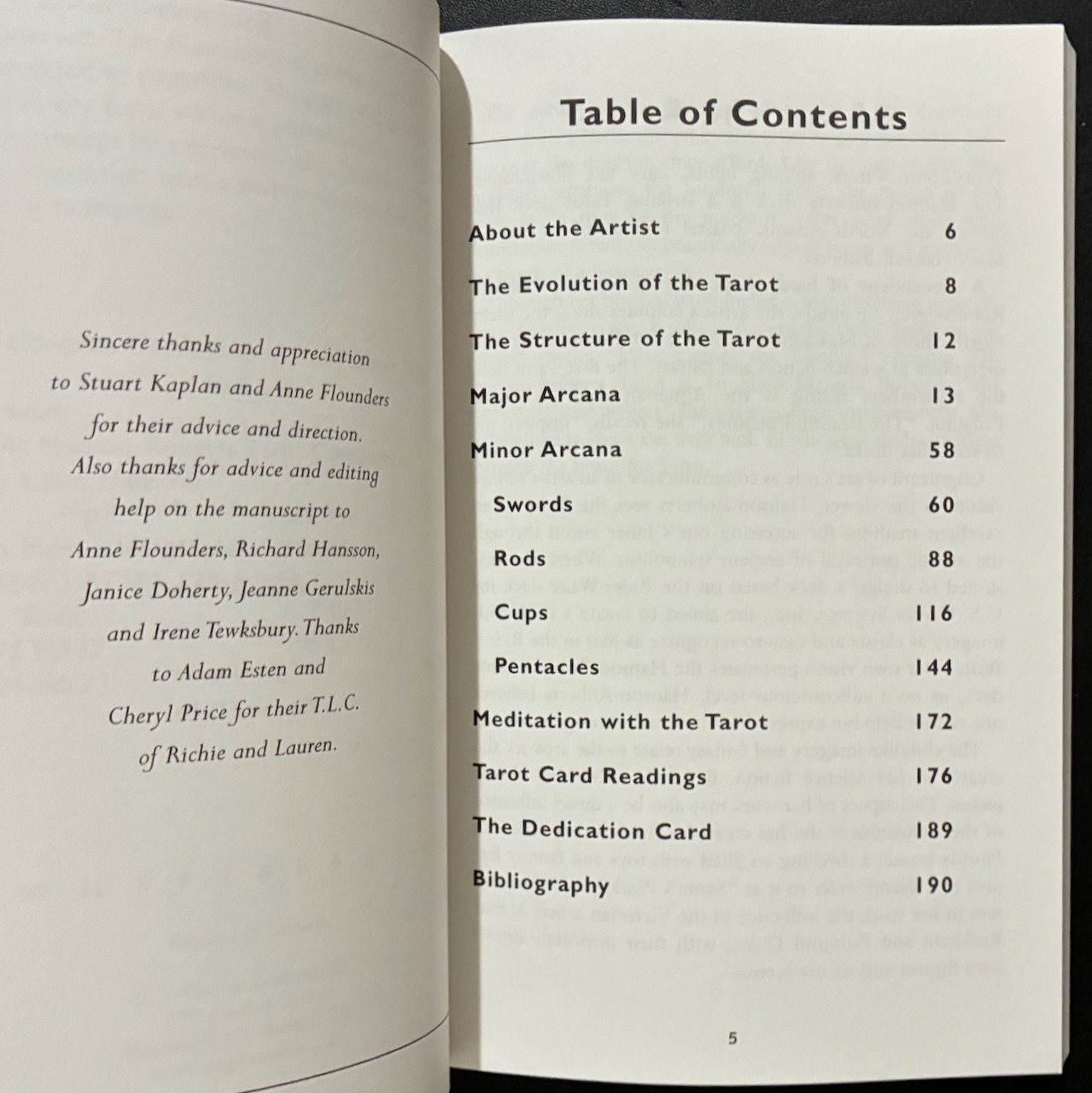 The Hanson-Roberts Tarot Companion By Susan Hansson 1998 Paperback Like N E W
